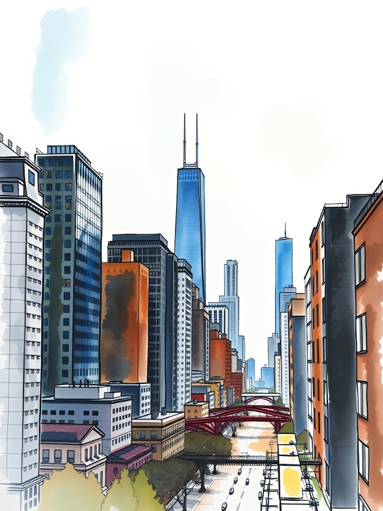 A Colorful Cityscape 1