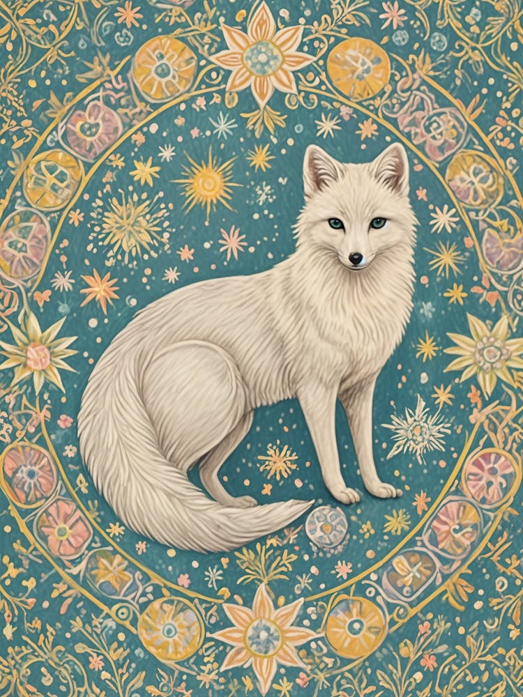Arctic Fox In The Snow