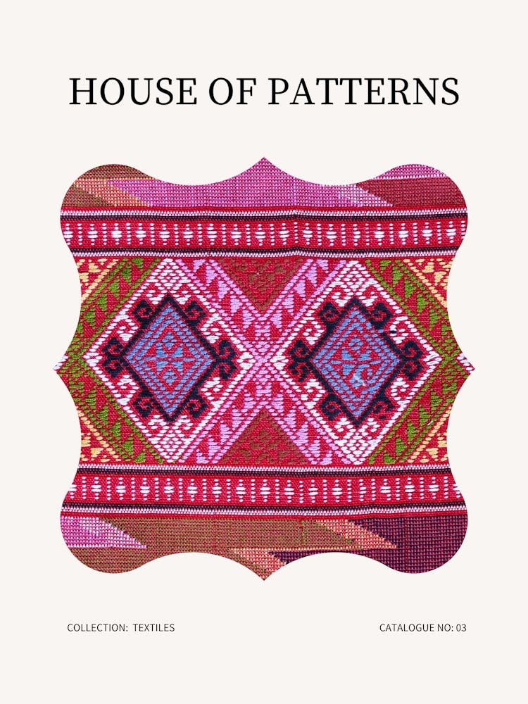 Textile Pattern Poster 3