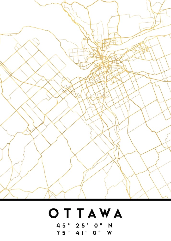 Ottawa Canada City Street Map