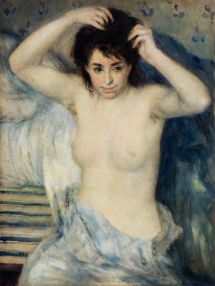 Before The Bath (1875), Pierre Auguste Renoir