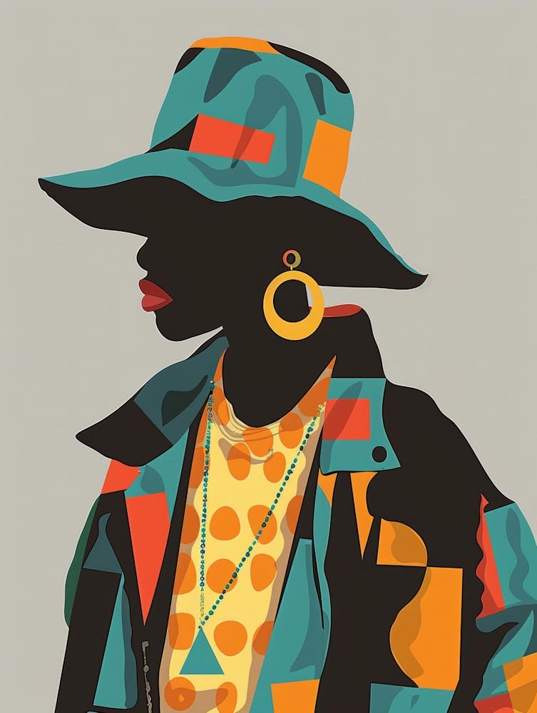 African Woman Canvas Print 11