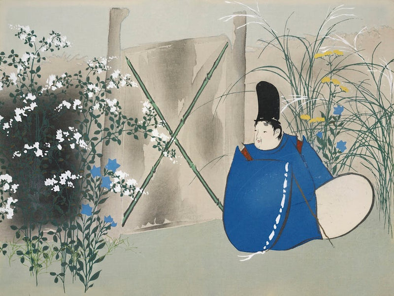 Garden From Momoyogusa –Flowers Of A Hundred Generations (1909), Kamisaka Sekka