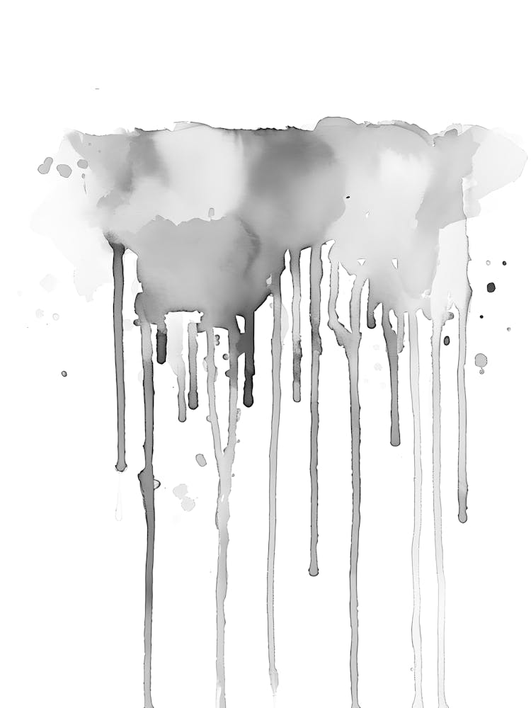 Abstract Watercolor Drips