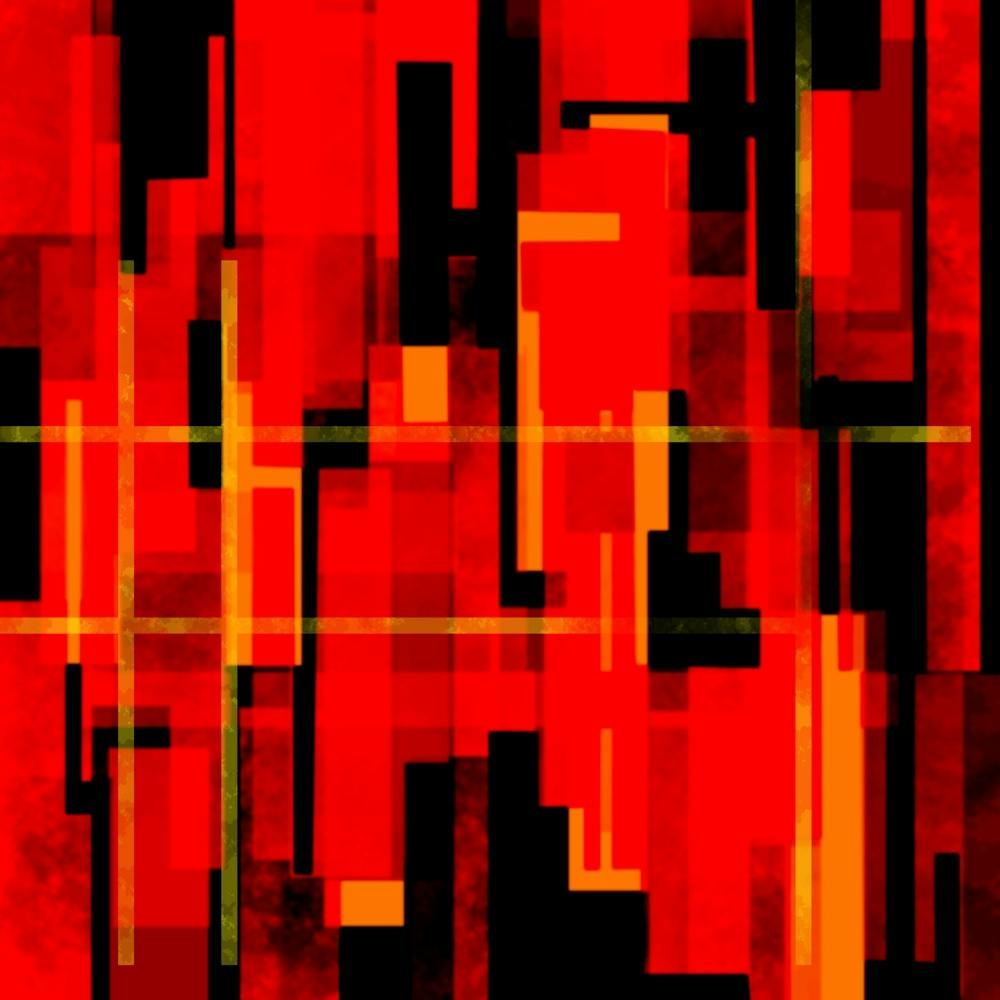 Abstract Red and Orange