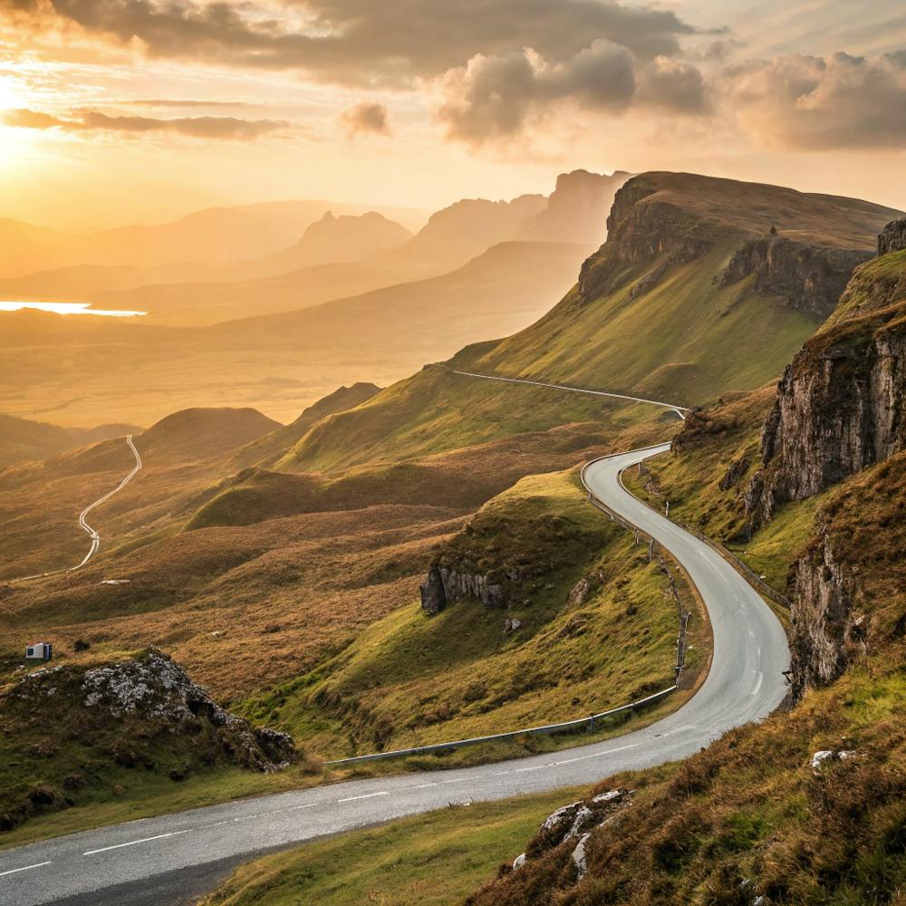 Scotland At Sunset