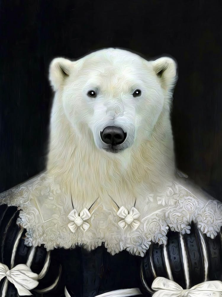 Lady Polly The Lost Polarbear Pet Portraits