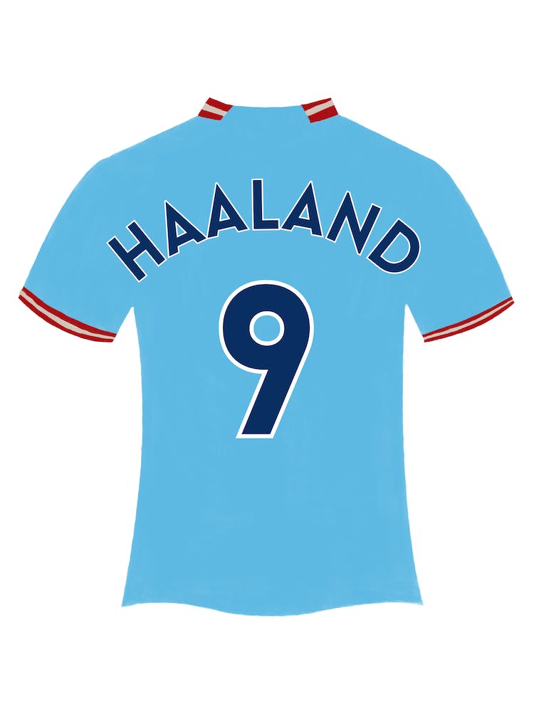 Haaland Man City Football Shirt