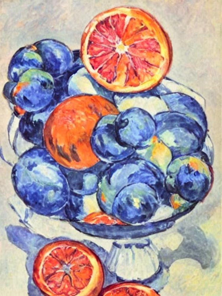 Blood Orange 1 Vintage Sketch Fruit