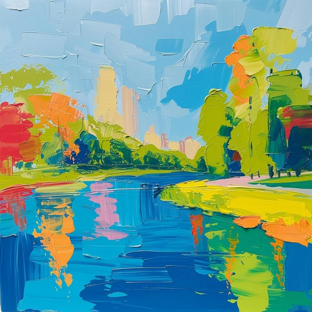 Abstract Park Collection Gorky Park Moscow Russia 3