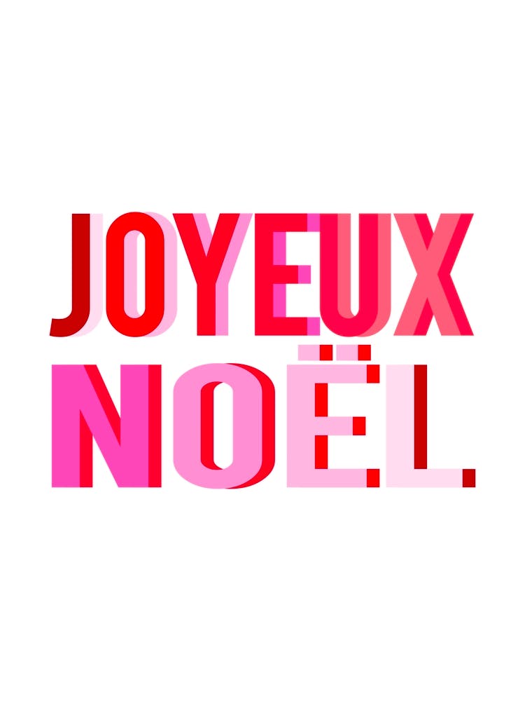 Joyeux Noel on White