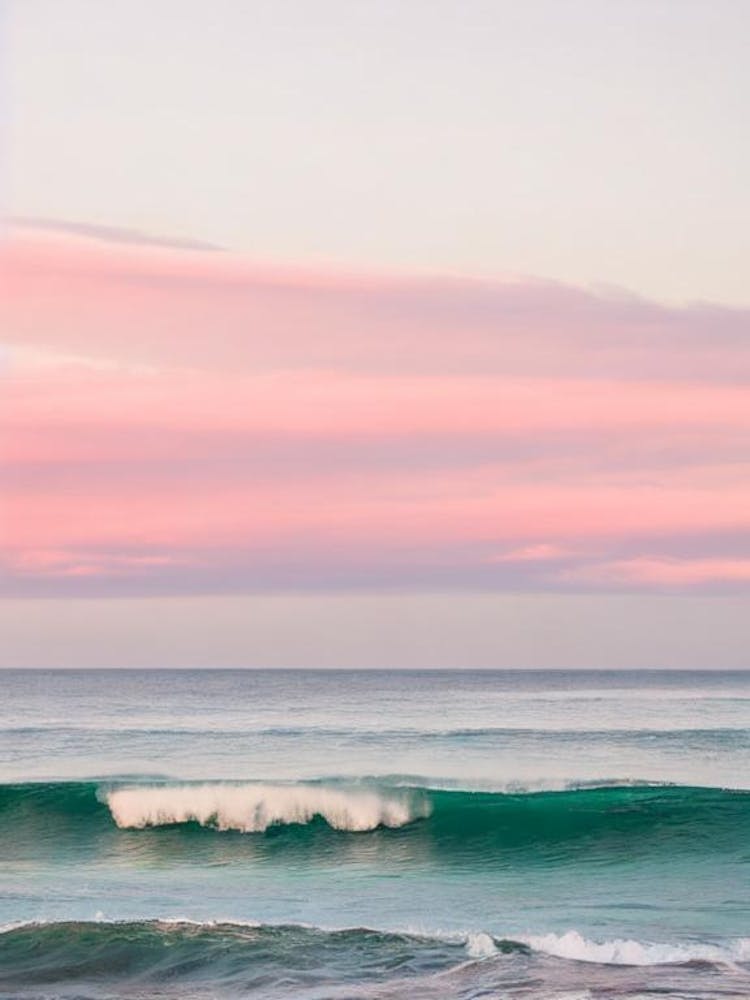 Mermaid Beach, Australia Pink Photography 1