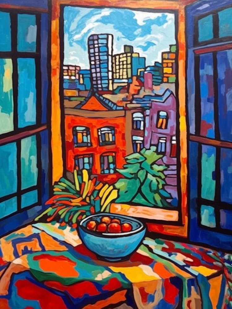 Window Toronto Canada In The Style Of Matisse 1