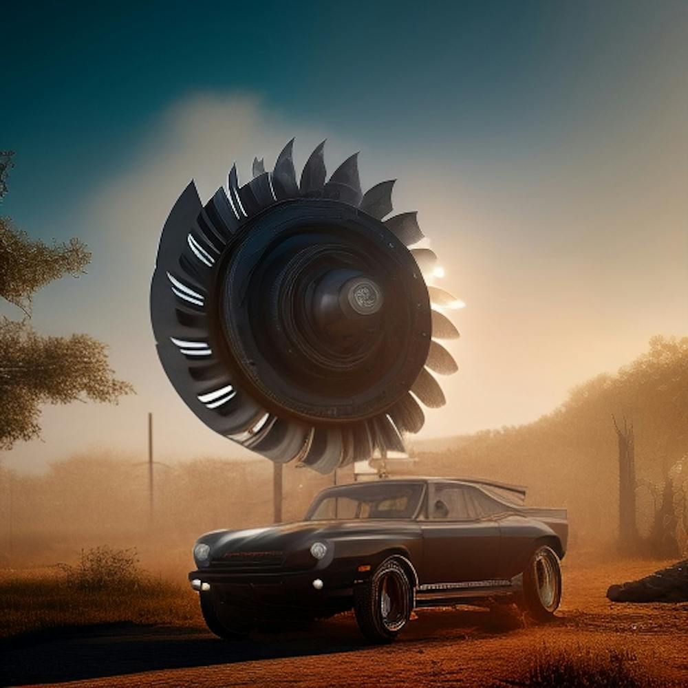 Car With A Propeller