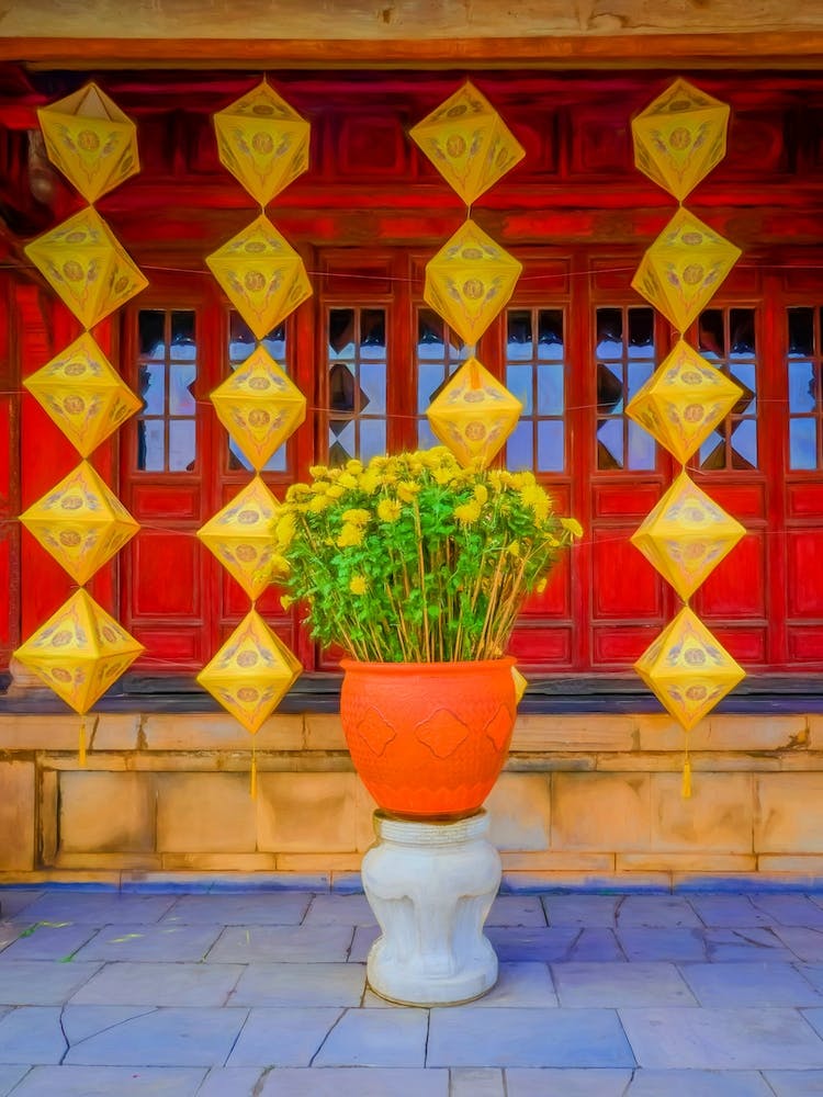 Imperial Flowers Of Hue