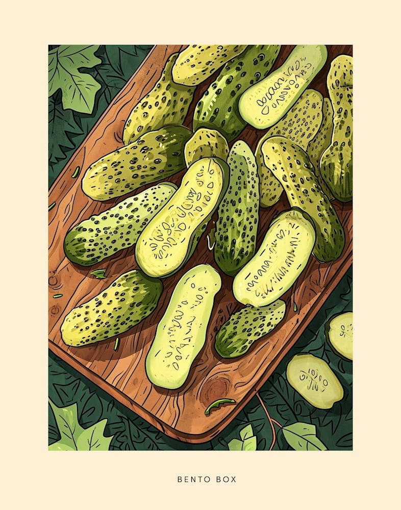 Bento Box Art Deco Poster 1