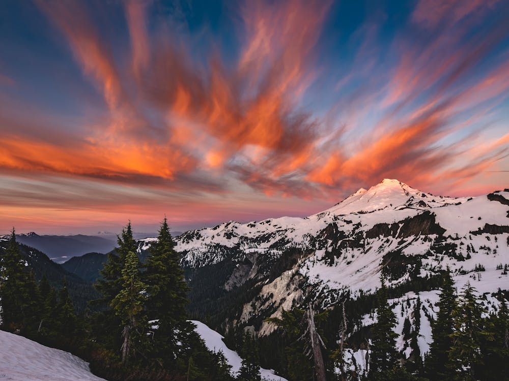 Mount Baker Sunset - Cascade Adventure