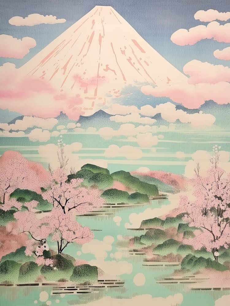 Mount Fuji In Fuji Hakone Izu National Park, Japanese Landscape 3