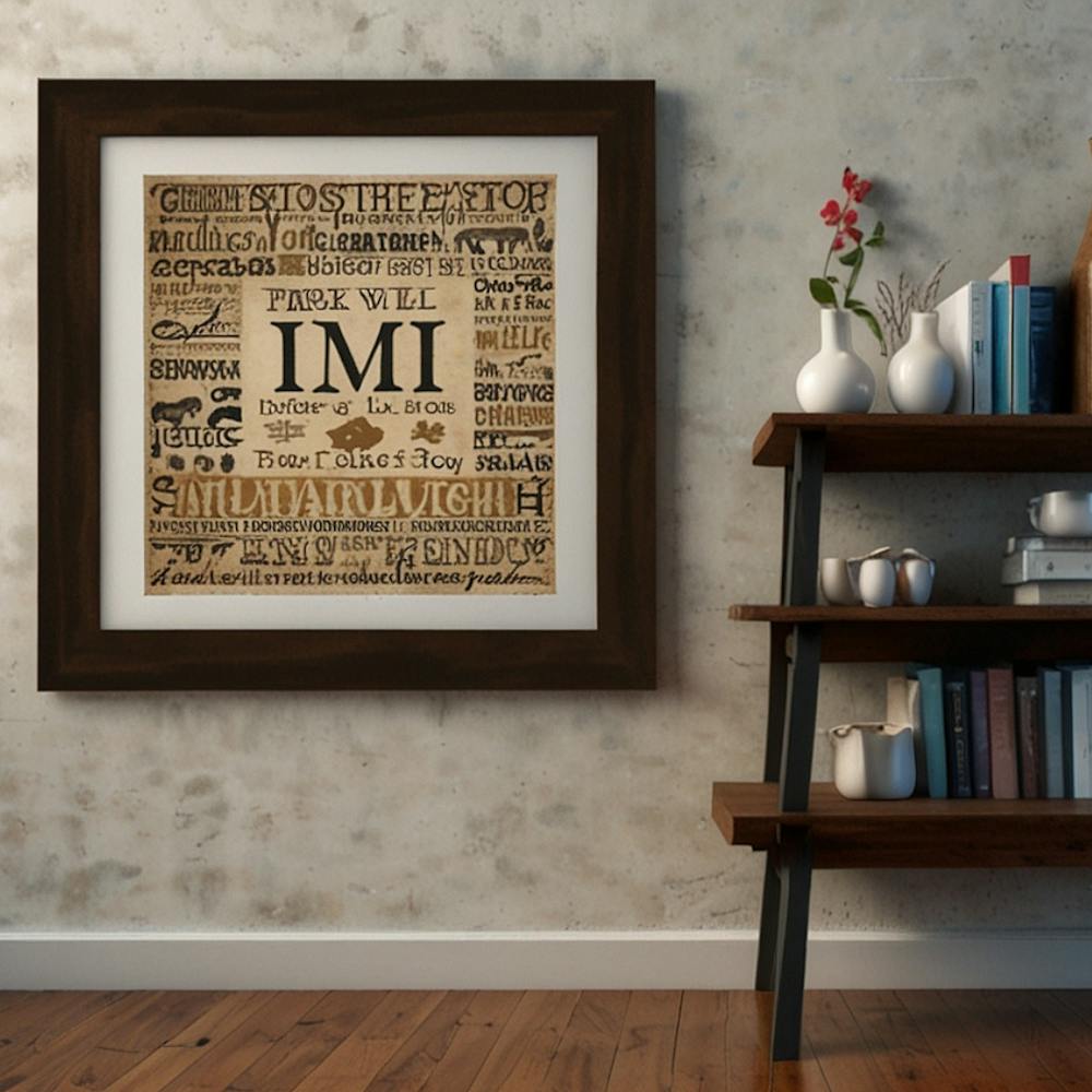 Immi Gerahmter Kunstdruck