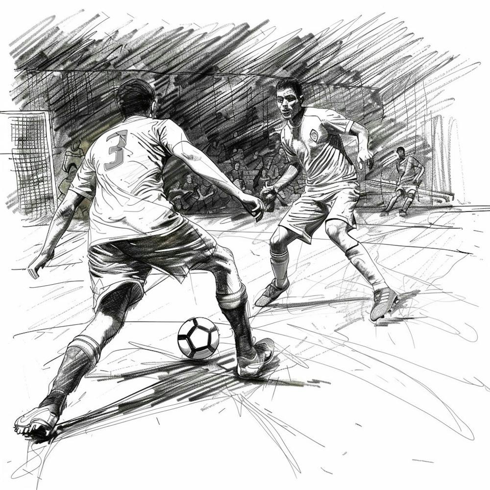 Soccer Players In Action 1