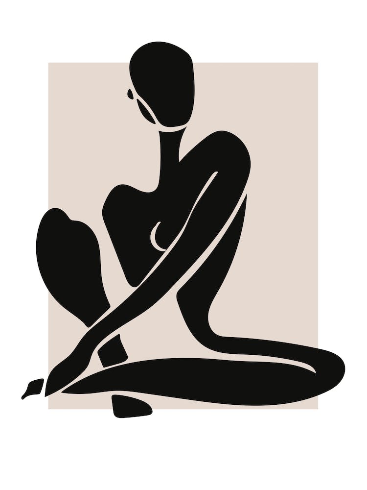 Neutral Abstract Woman