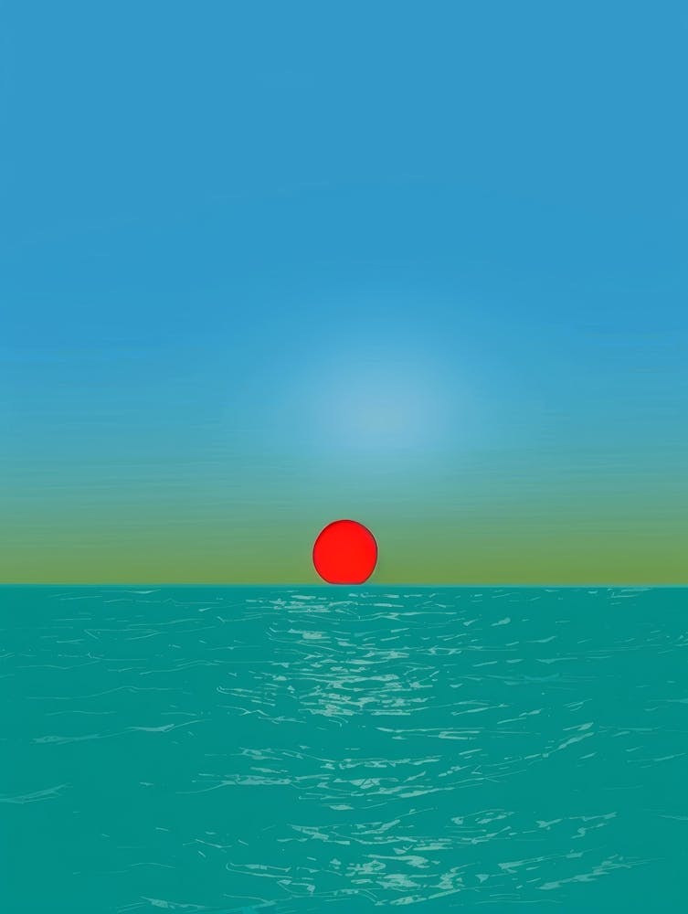 Sunset Over The Ocean 97