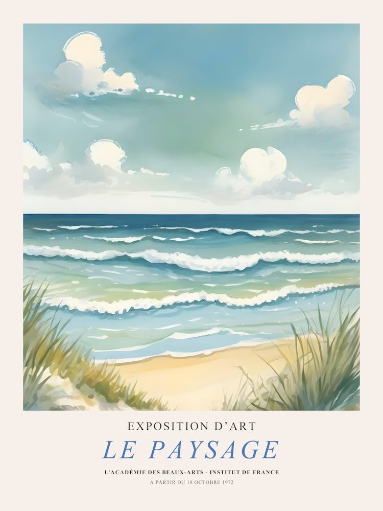 Claude Monet Style Art Exhibition Landscape Modern Art Gallery