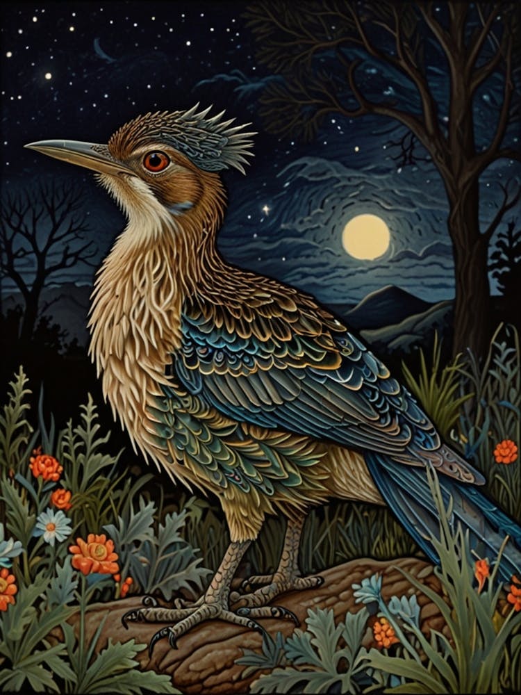 William Morris Kingfisher At Night