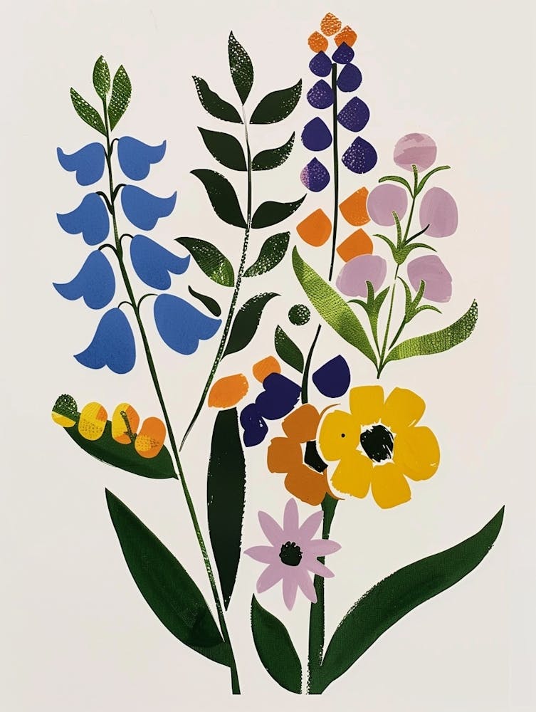 Painted Florals Veronica 1
