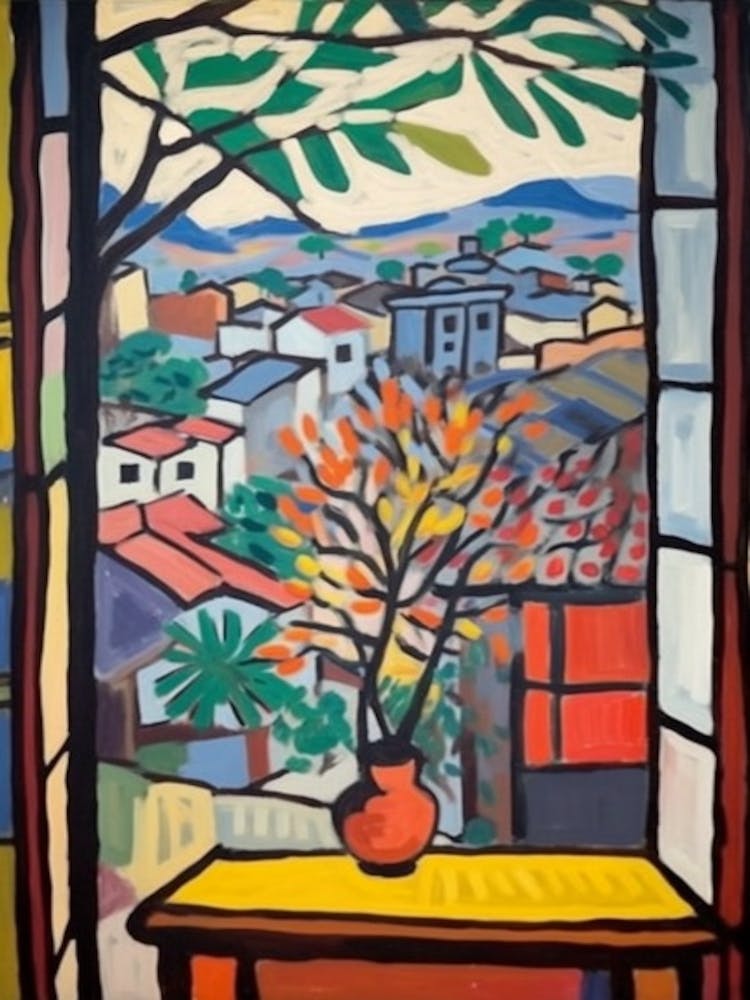 Window Seoul South Korea In The Style Of Matisse 2