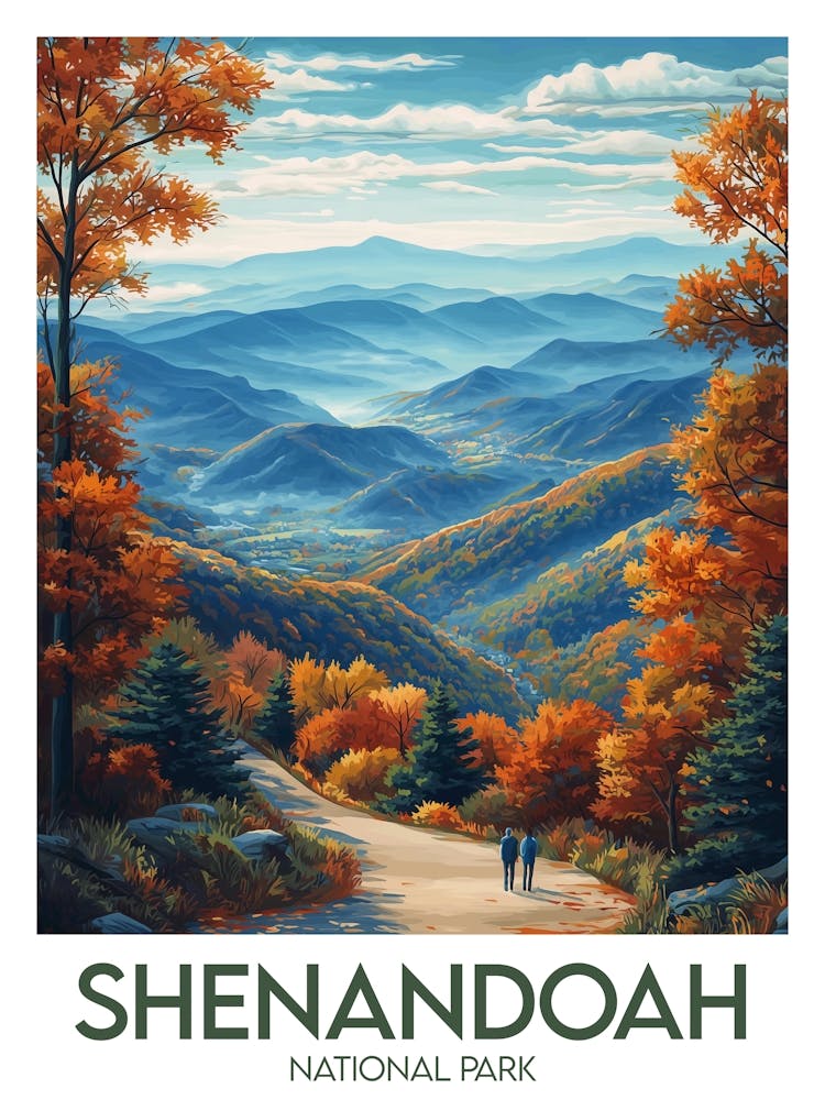 Affiche de voyage Shenandoah National Park