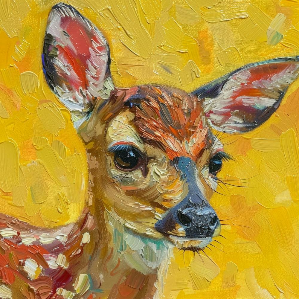 Fawn painting 6
