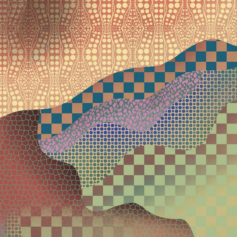 Aboriginal Pattern Collage Square