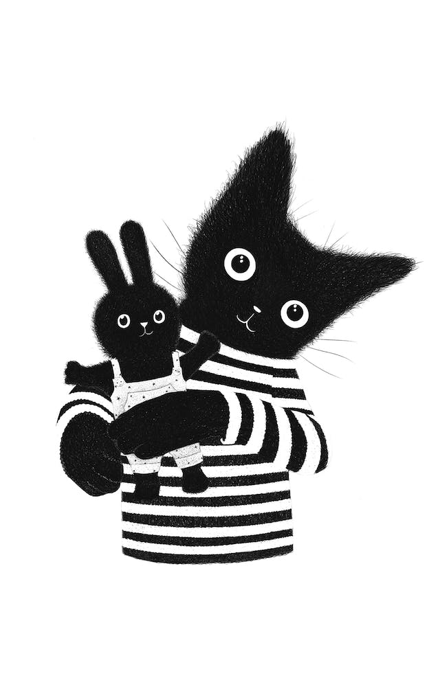 Cat And Rabbit