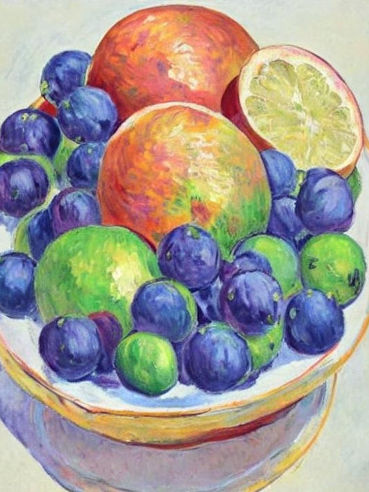 Grapefruit Vintage Sketch Fruit