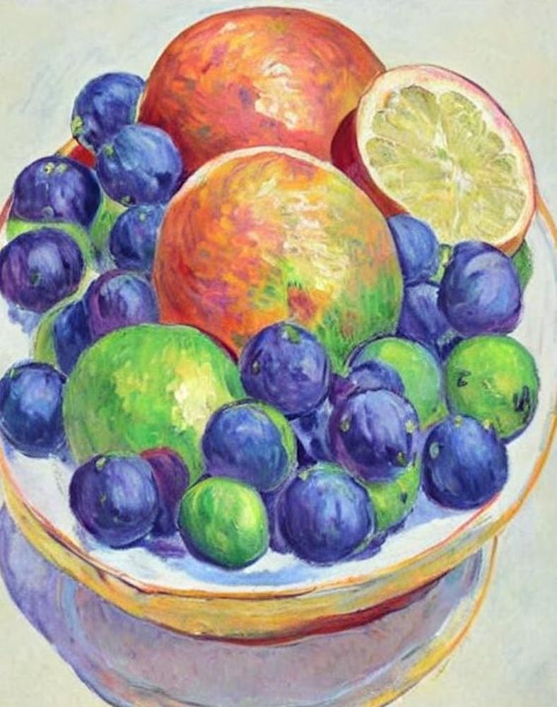 Grapefruit Vintage Sketch Fruit