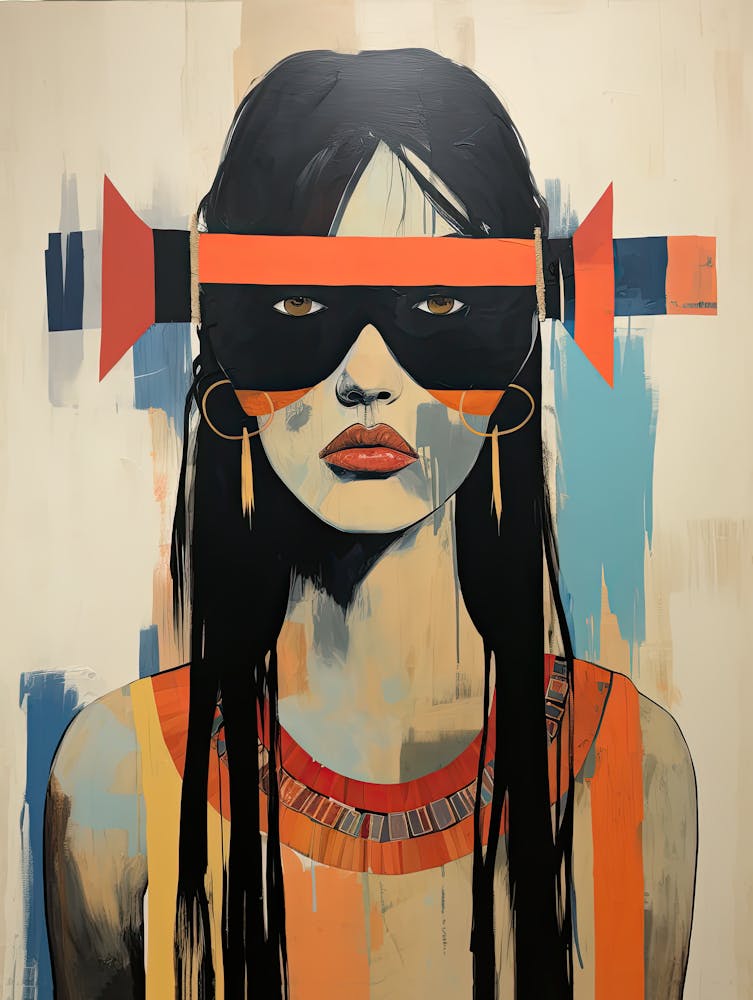 Sacred Tribal Gathering, Boho Art Style