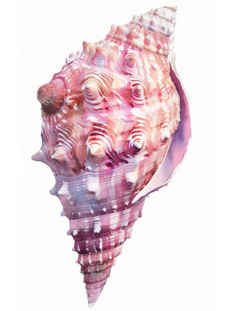 Coquillage de Conque Rose
