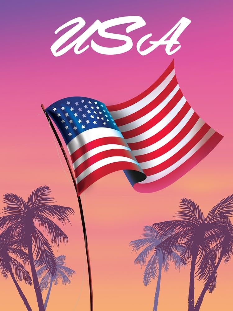 USA-Flagge
