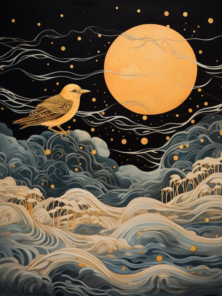 Yellowhammer Gold Detail Painting