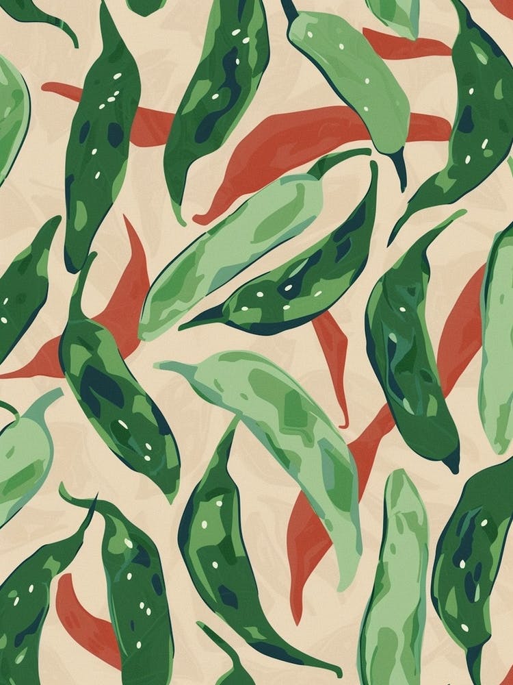 Peas In A Pod Abstract Pattern 1