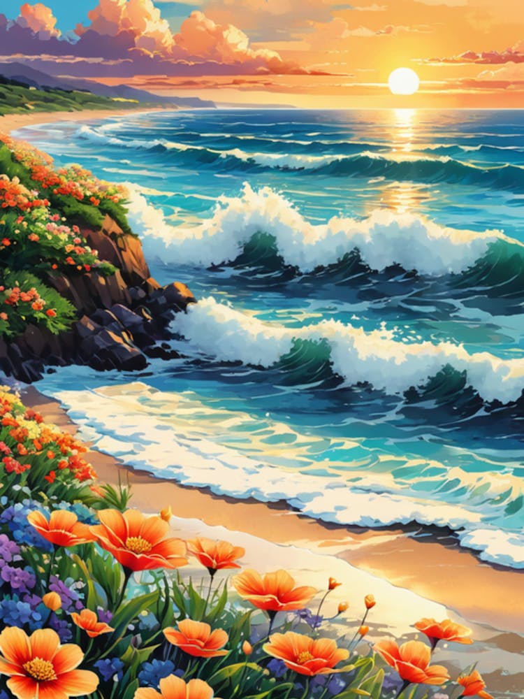 Sunset On The Beach 5