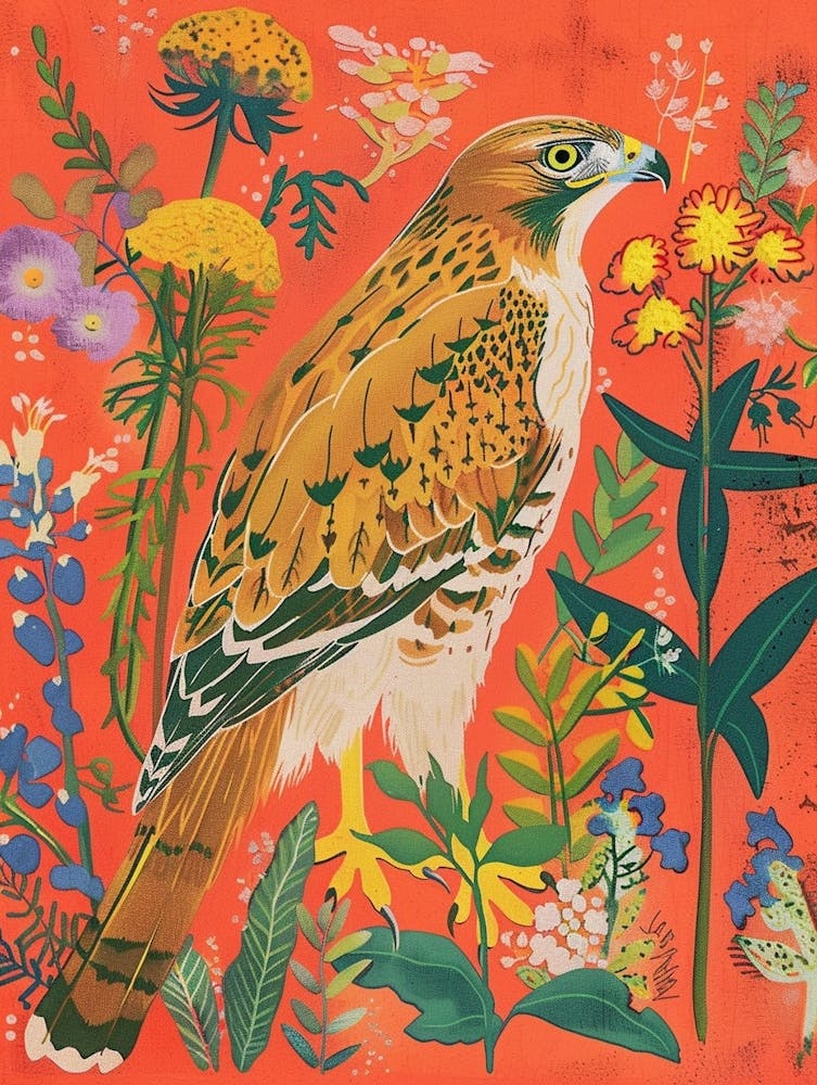 Spring Birds Red Tailed Hawk 4