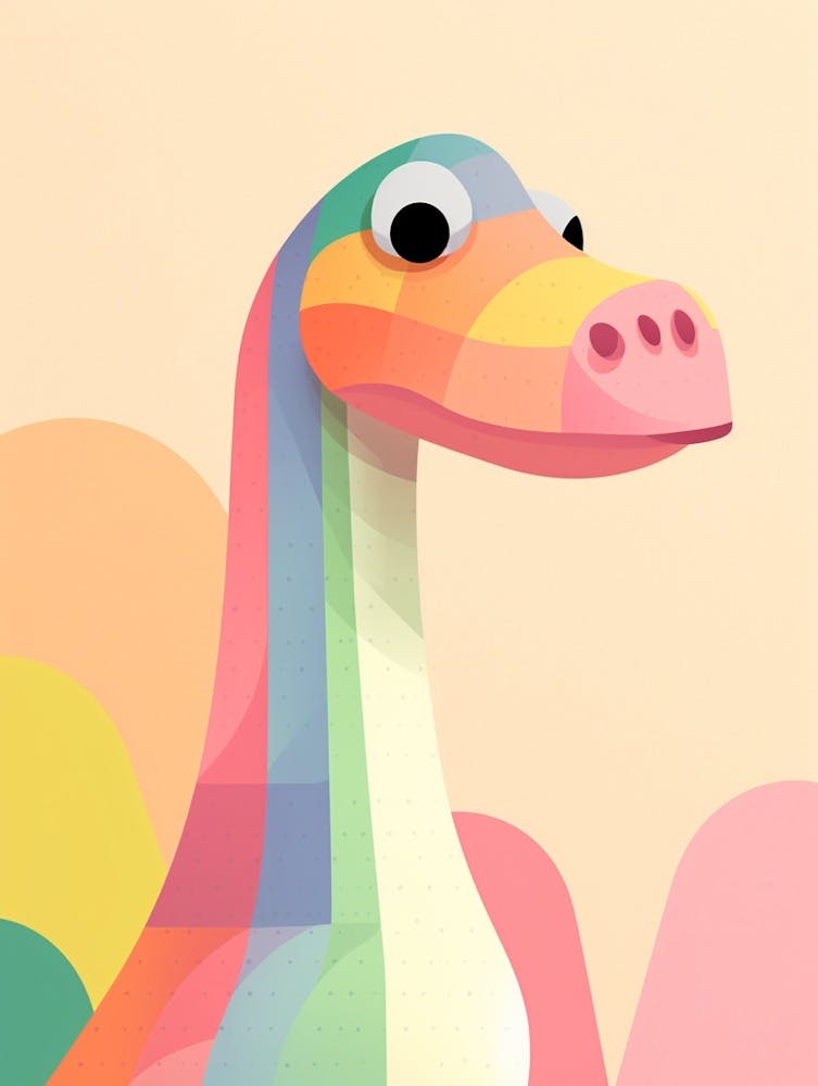 Colourful Dinosaur Argentinosaurus 1