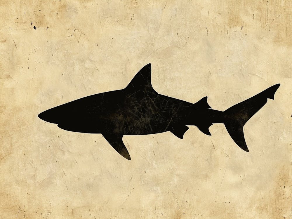 Port Jackson Shark Silhouette 1