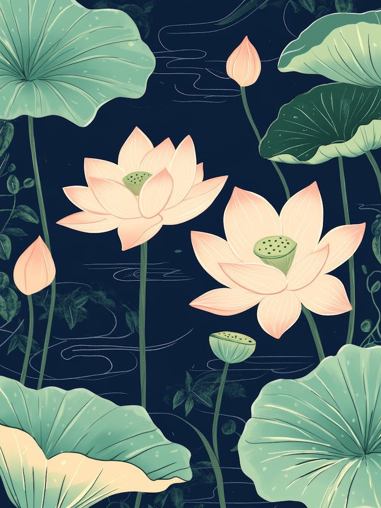 Lotus Flower Background 2