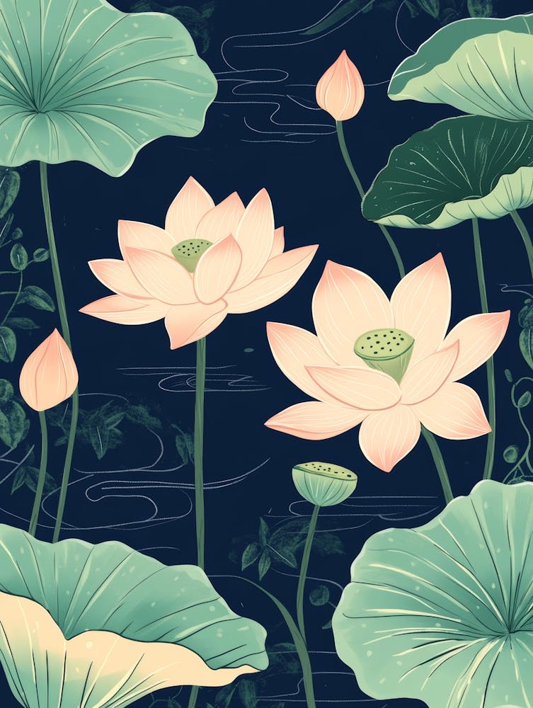 Lotus Flower Background 2