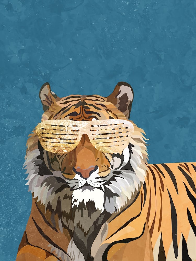 Tiger With Sunglasses
