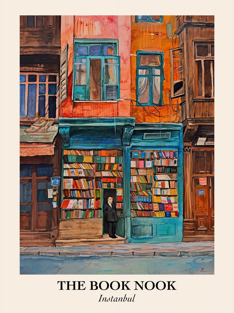 Instanbul Book Nook Bookshop 4 Poster