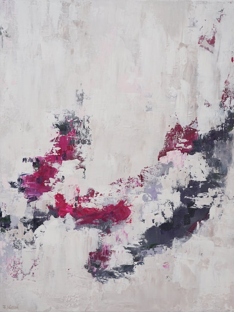 Neutral And Pink Abstract 2